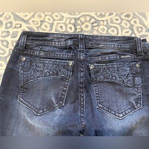 Miss Me 31 Blue denim signature cuffed skinny jeans